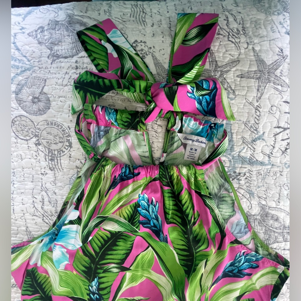 Tommy Bahama Floral Halter Style Maxi Dress - Picture 4 of 5